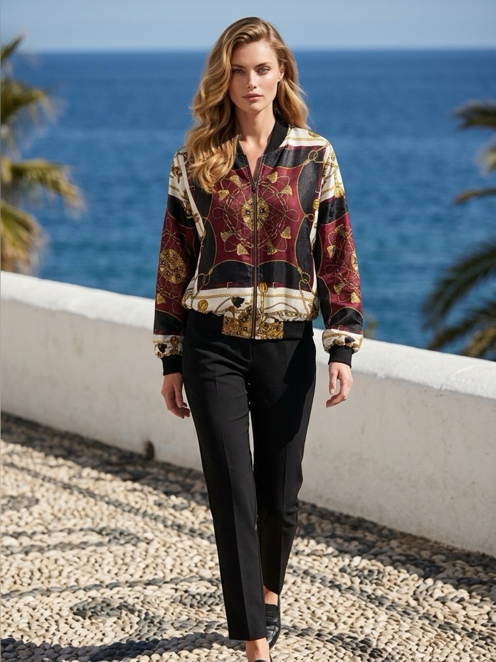 Womens Black Tailored Pants